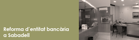 Reforma d'entitat bancària